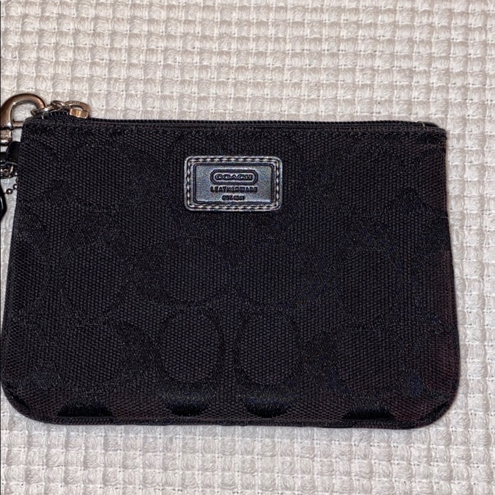 Coach Signature Wristlet